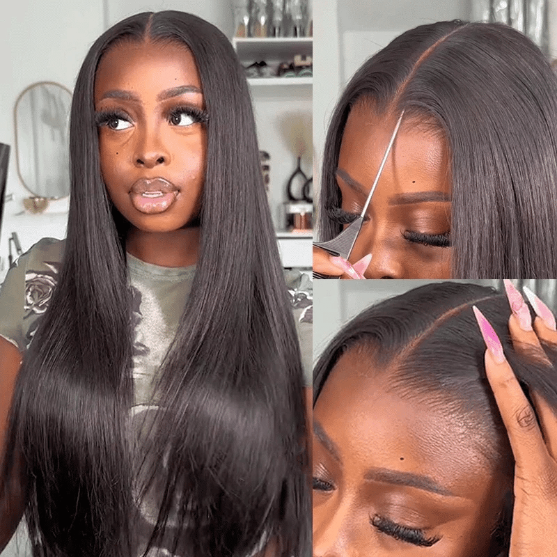 Straight Wear Go Glueless Wig Pre-Cut Lace Beginner Friendly