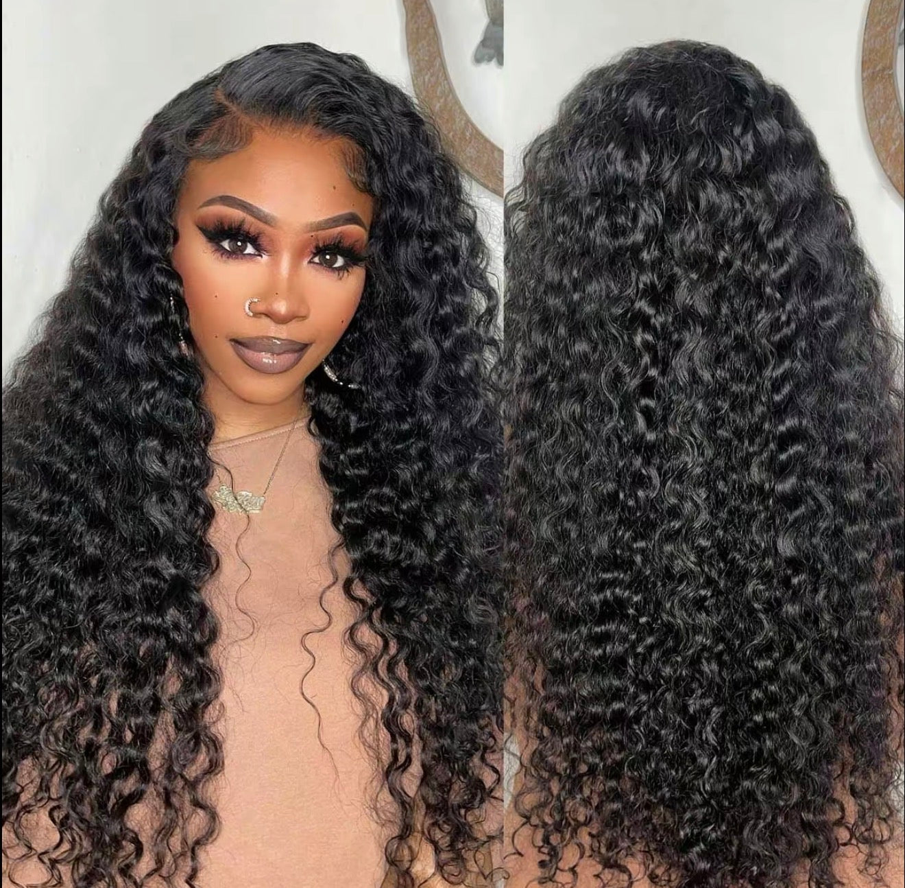 Deep wave Wear Go Glueless Wig Pre-Cut Lace Beginner Friendly
