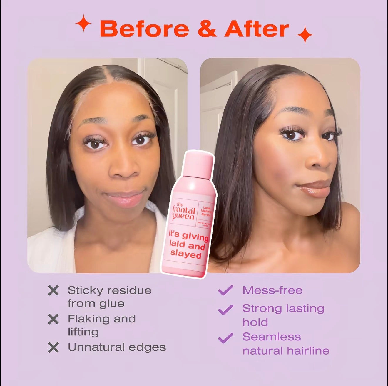 The Frontal Queen Lace Melting Spray for Ashy Lace
