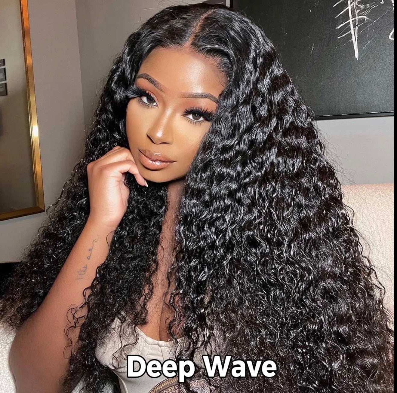 Deep wave Wear Go Glueless Wig Pre-Cut Lace Beginner Friendly