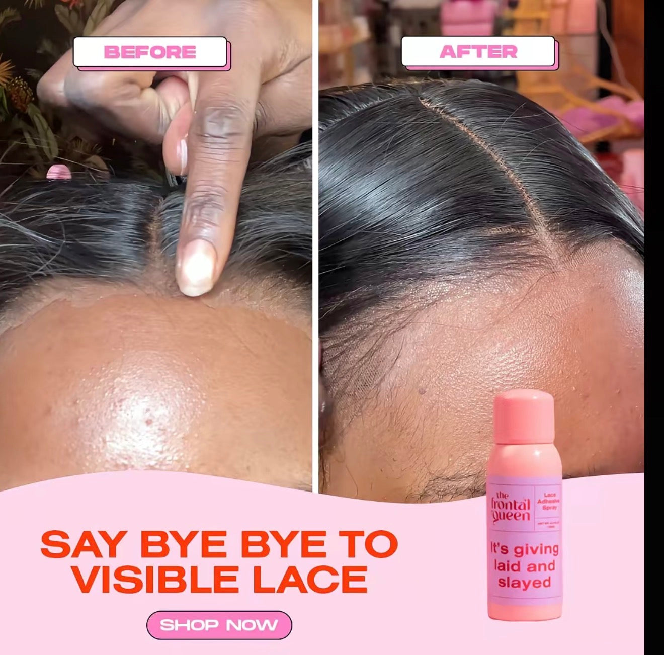 The Frontal Queen Lace Melting Spray for Ashy Lace