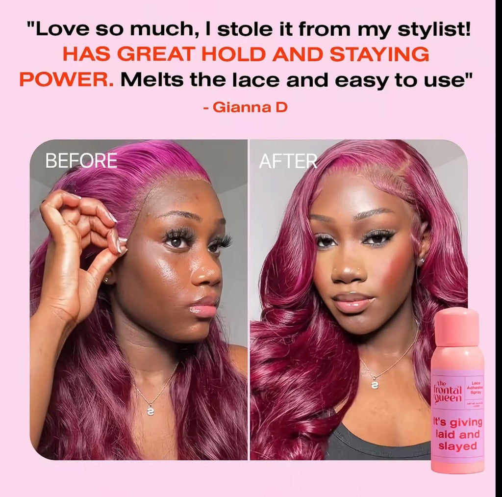The Frontal Queen Lace Melting Spray for Ashy Lace