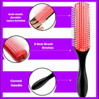 17 Counts Hair Brush Set