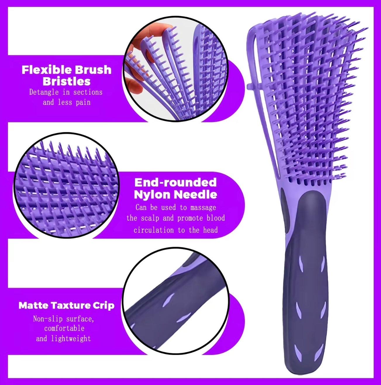 17 Counts Hair Brush Set