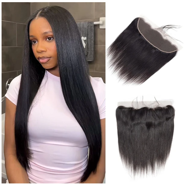 Straight 13x4 Frontal — 100% Virgin Human Hair