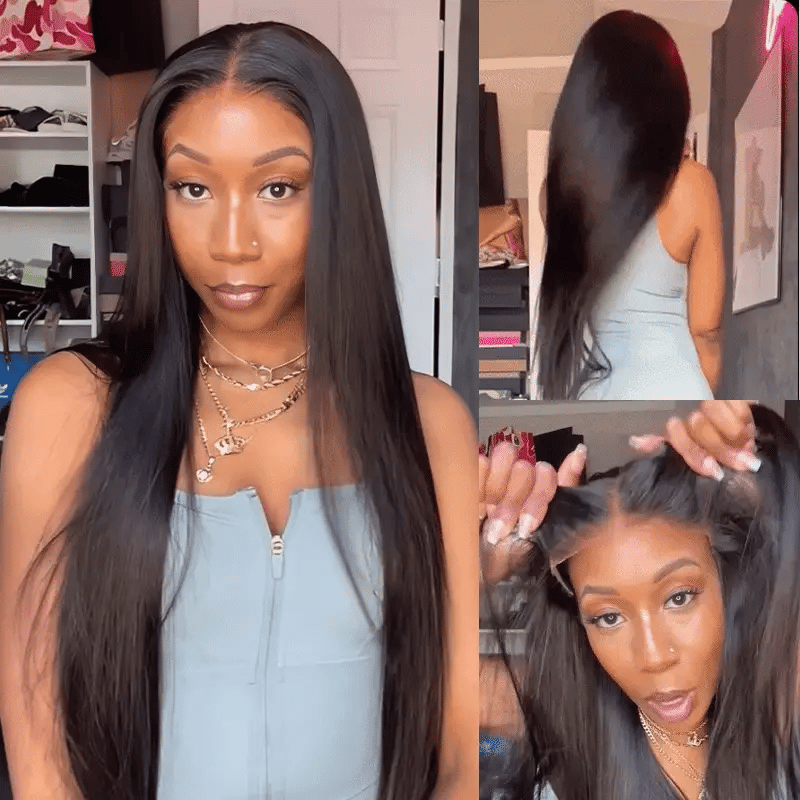 Straight Wear Go Glueless Wig Pre-Cut Lace Beginner Friendly